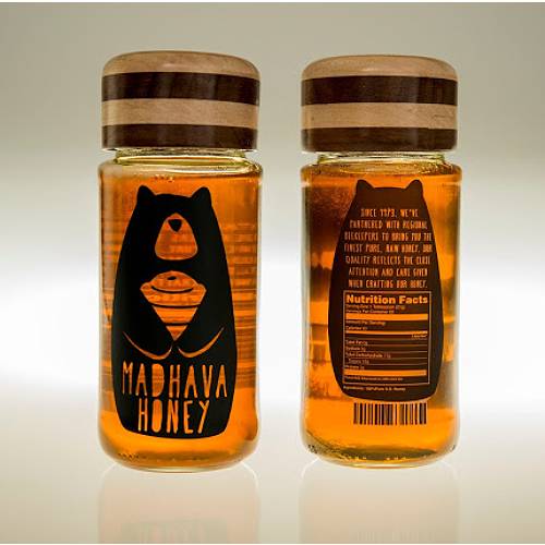 best honey label design 