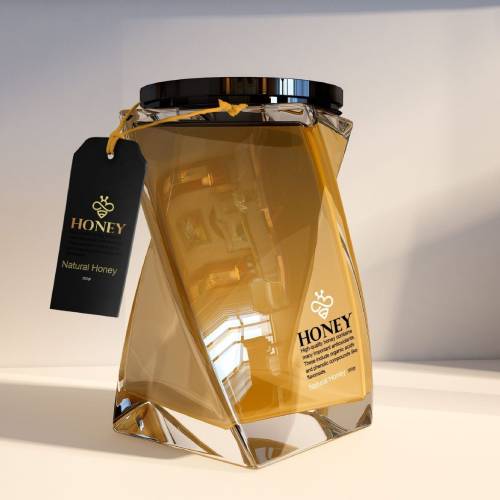 creative honey product shape design