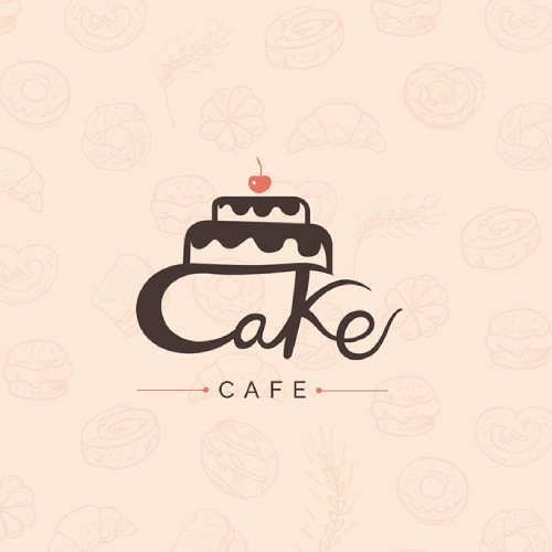 cake logo design