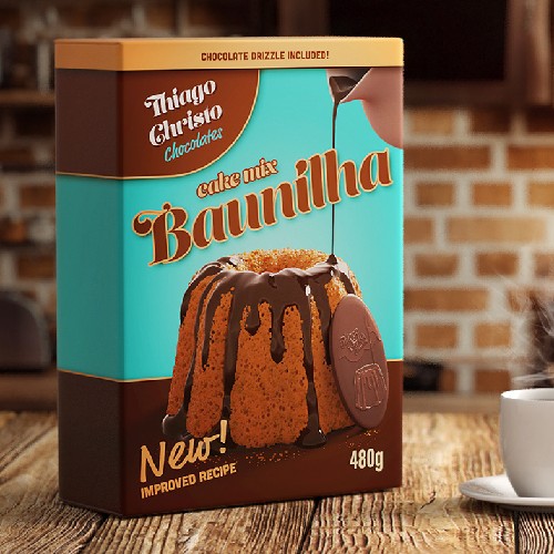 custom cake box packaging design 
