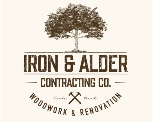 old style construction logo