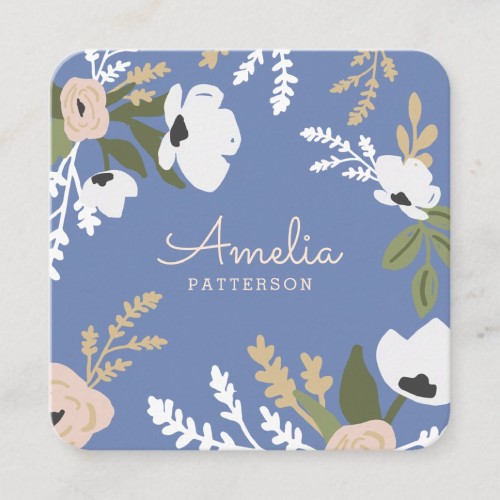 square business card design