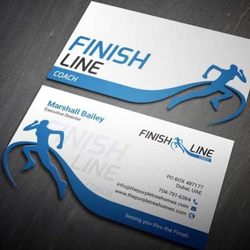 die cut business card design