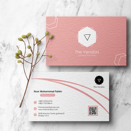 minimal business card design