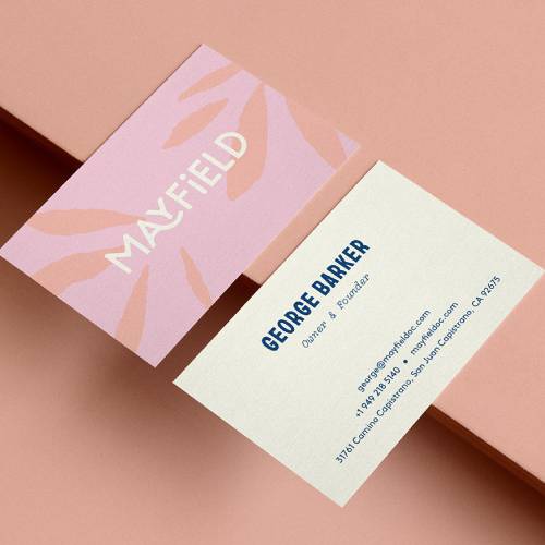 modern business card design idea