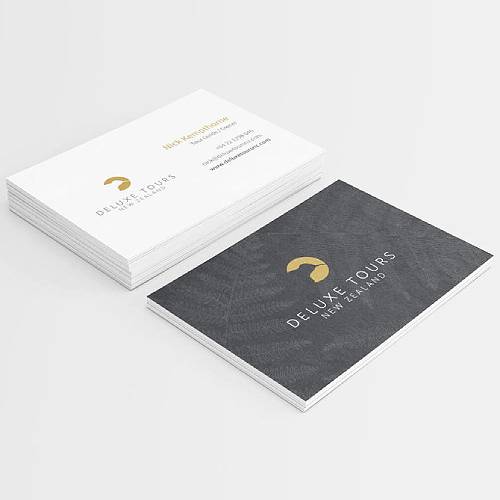 silver fern business card design